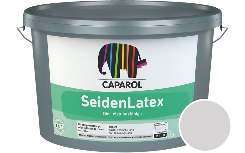 Caparol SeidenLatex 2,5L Latexfarbe / Get�nt im Farbton Viola 20