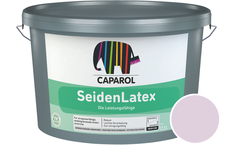Caparol SeidenLatex 12,5L Latexfarbe / Getnt im Farbton Viola 90