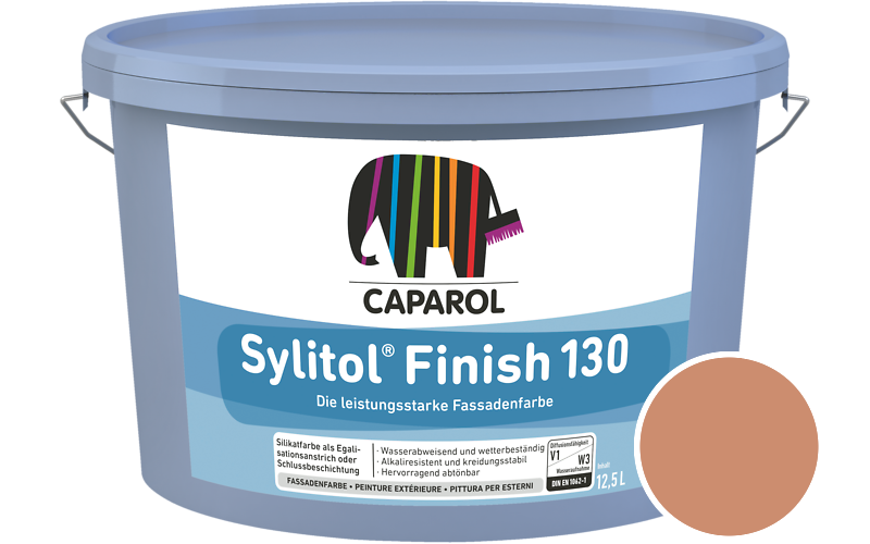 Caparol Sylitol Finish 130 7,5L Silikat-Fassadenfarbe / Get�nt im Farbton Aprico 100