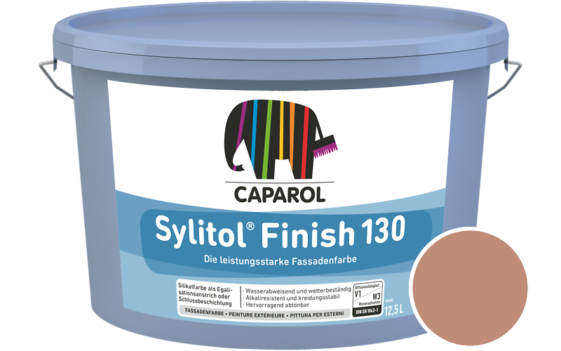Caparol Sylitol Finish 130 7,5L Silikat-Fassadenfarbe / Getnt im Farbton Aprico 105