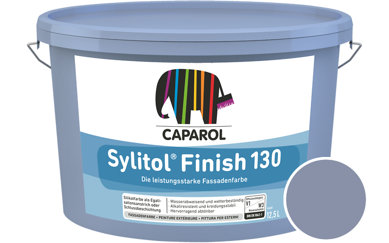Caparol Sylitol Finish 130 7,5L Silikat-Fassadenfarbe / Getnt im Farbton Aquarell 70