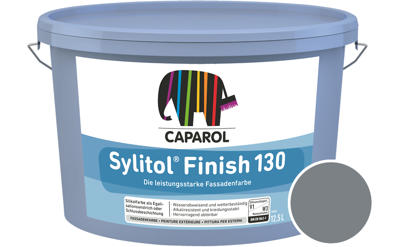 Caparol Sylitol Finish 130 7,5L Silikat-Fassadenfarbe / Get�nt im Farbton Arctis 10
