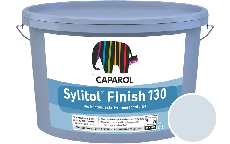 Caparol Sylitol Finish 130 12,5L Silikat-Fassadenfarbe / Getnt im Farbton Astra 50