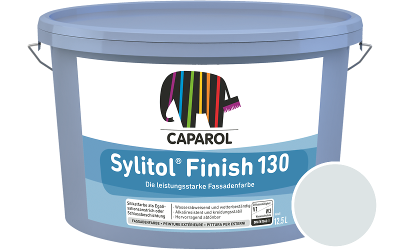 Caparol Sylitol Finish 130 7,5L Silikat-Fassadenfarbe / Getnt im Farbton Atlantis 18