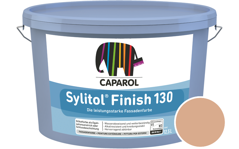 Caparol Sylitol Finish 130 7,5L Silikat-Fassadenfarbe / Getnt im Farbton Ceramic 70