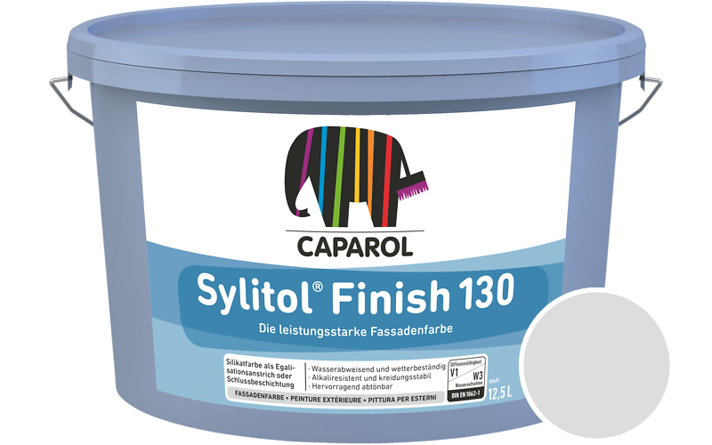 Caparol Sylitol Finish 130 7,5L Silikat-Fassadenfarbe / Getnt im Farbton Coelin 20