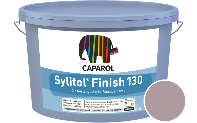 Caparol Sylitol Finish 130 12,5L Silikat-Fassadenfarbe / Get�nt im Farbton Flamenco 45