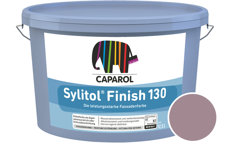 Caparol Sylitol Finish 130 7,5L Silikat-Fassadenfarbe / Getnt im Farbton Flamenco 75