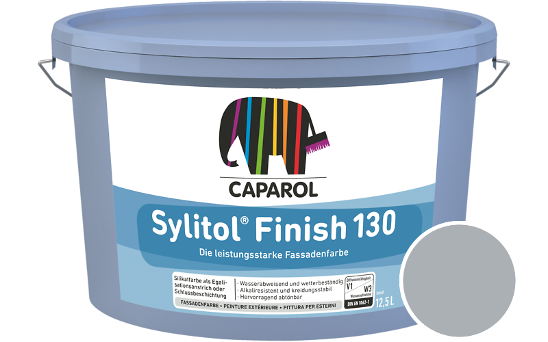 Caparol Sylitol Finish 130 7,5L Silikat-Fassadenfarbe / Getnt im Farbton Lago 25