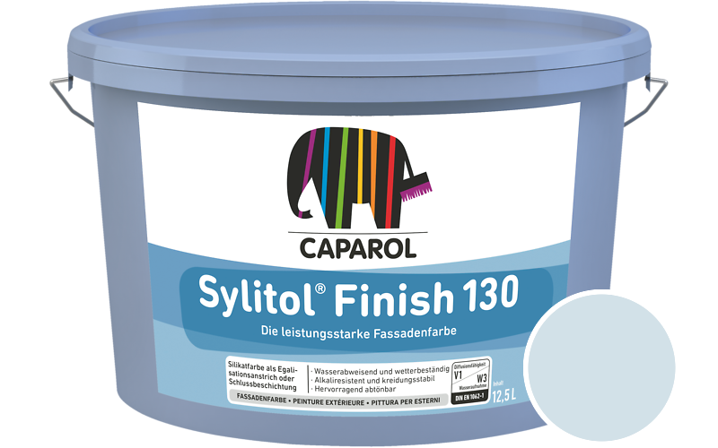 Caparol Sylitol Finish 130 7,5L Silikat-Fassadenfarbe / Getnt im Farbton Marin 90
