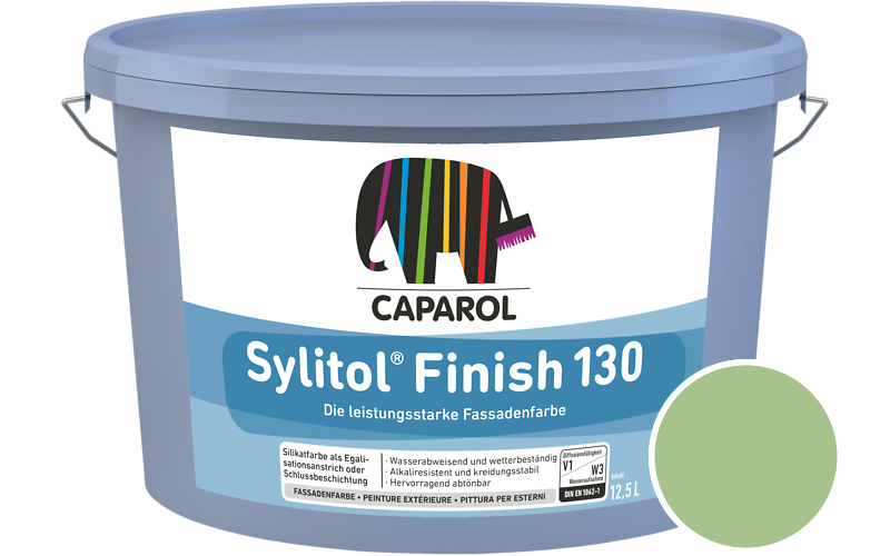 Caparol Sylitol Finish 130 12,5L Silikat-Fassadenfarbe / Get�nt im Farbton Oase 110