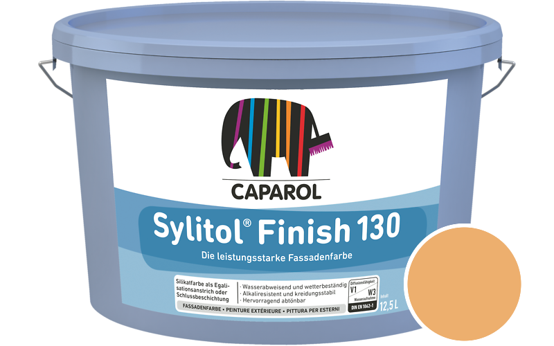 Caparol Sylitol Finish 130 7,5L Silikat-Fassadenfarbe / Getnt im Farbton Onyx 195