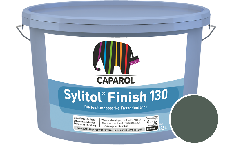 Caparol Sylitol Finish 130 7,5L Silikat-Fassadenfarbe / Get�nt im Farbton Palm 5