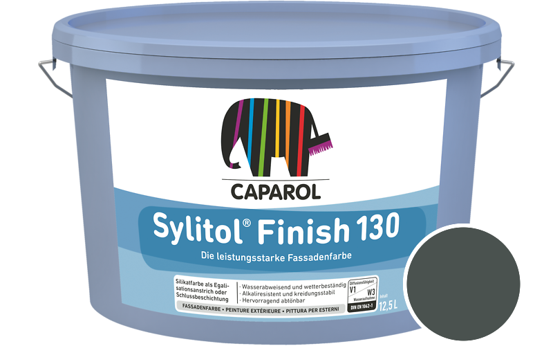 Caparol Sylitol Finish 130 12,5L Silikat-Fassadenfarbe / Getnt im Farbton Patina 35