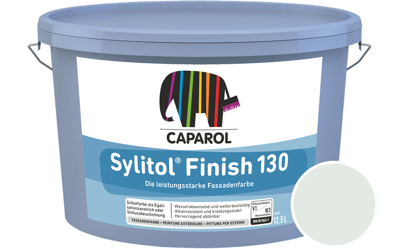 Caparol Sylitol Finish 130 12,5L Silikat-Fassadenfarbe / Getnt im Farbton Patina 90