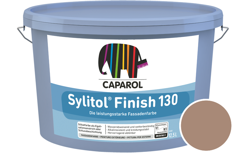 Caparol Sylitol Finish 130 7,5L Silikat-Fassadenfarbe / Getnt im Farbton Perl 5