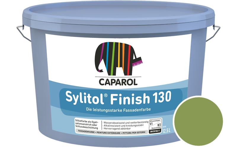 Caparol Sylitol Finish 130 7,5L Silikat-Fassadenfarbe / Get�nt im Farbton Pinie 70