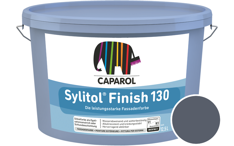 Caparol Sylitol Finish 130 12,5L Silikat-Fassadenfarbe / Get�nt im Farbton Saphir 10