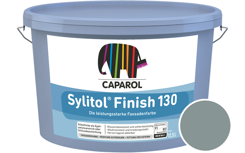 Caparol Sylitol Finish 130 12,5L Silikat-Fassadenfarbe / Getnt im Farbton Tibet 12