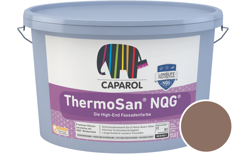 Caparol ThermoSan NQG 7,5L Fassadenfarbe / Getnt im Farbton Aprico 35