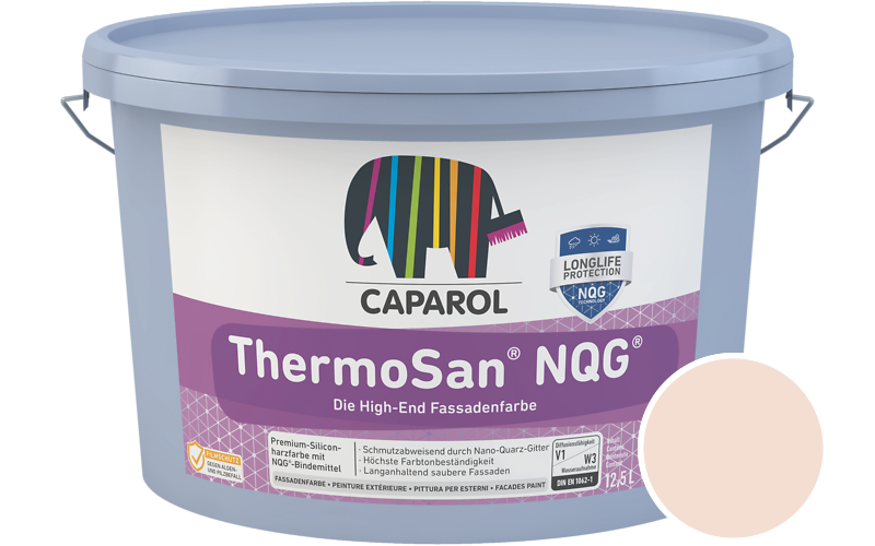 Caparol ThermoSan NQG 12,5L Fassadenfarbe / Get�nt im Farbton Aprico 60