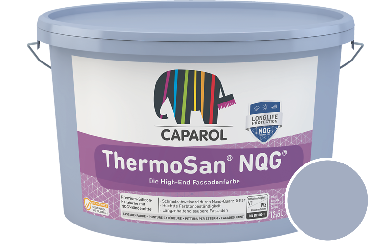 Caparol ThermoSan NQG 12,5L Fassadenfarbe / Getnt im Farbton Aquarell 75