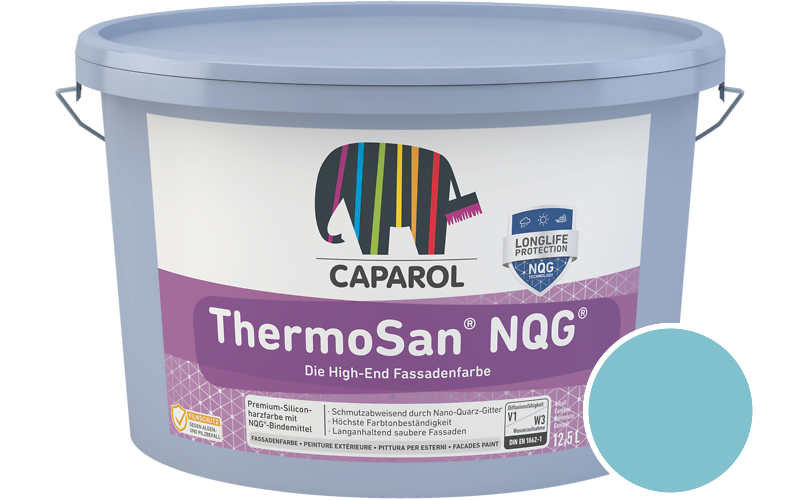 Caparol ThermoSan NQG 7,5L Fassadenfarbe / Getnt im Farbton Arctis 110