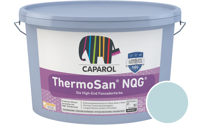 Caparol ThermoSan NQG 7,5L Fassadenfarbe / Get�nt im Farbton Arctis 85