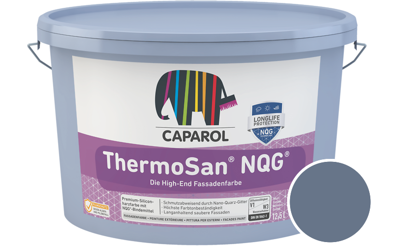 Caparol ThermoSan NQG 12,5L Fassadenfarbe / Getnt im Farbton Astra 65