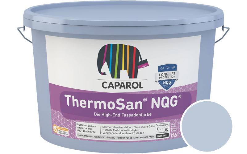 Caparol ThermoSan NQG 1,25L Fassadenfarbe / Getnt im Farbton Astra 80