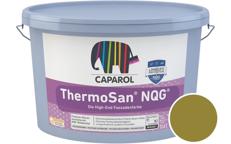 Caparol ThermoSan NQG 7,5L Fassadenfarbe / Getnt im Farbton Citrus 35