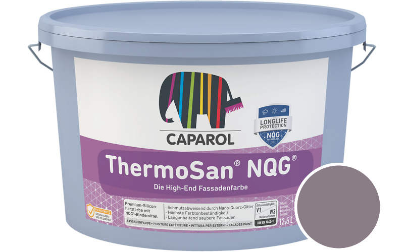 Caparol ThermoSan NQG 12,5L Fassadenfarbe / Getnt im Farbton Clematis 10