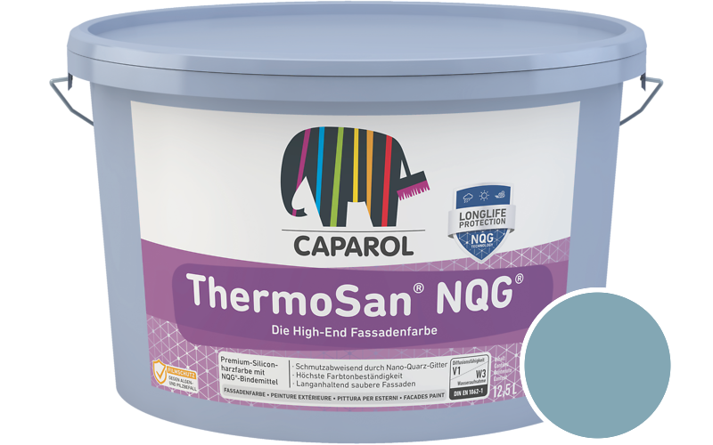 Caparol ThermoSan NQG 12,5L Fassadenfarbe / Getnt im Farbton Coelin 65