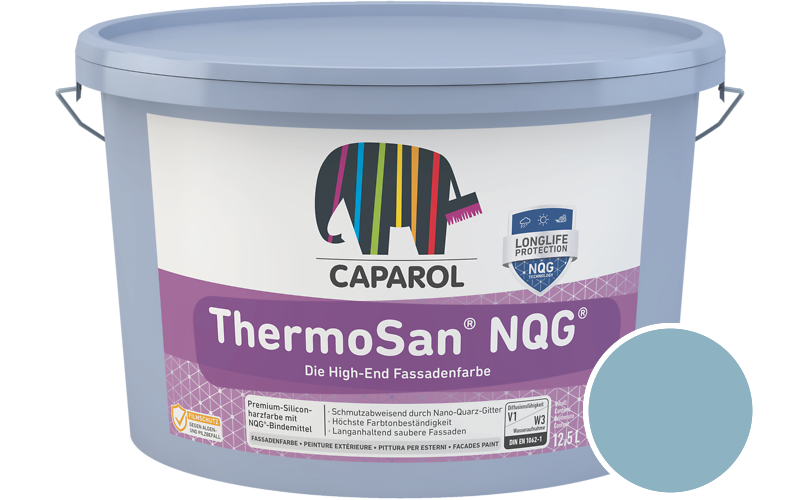 Caparol ThermoSan NQG 12,5L Fassadenfarbe / Getnt im Farbton Coelin 70