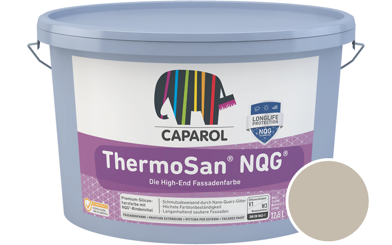 Caparol ThermoSan NQG 12,5L Fassadenfarbe / Getnt im Farbton Curcuma 25
