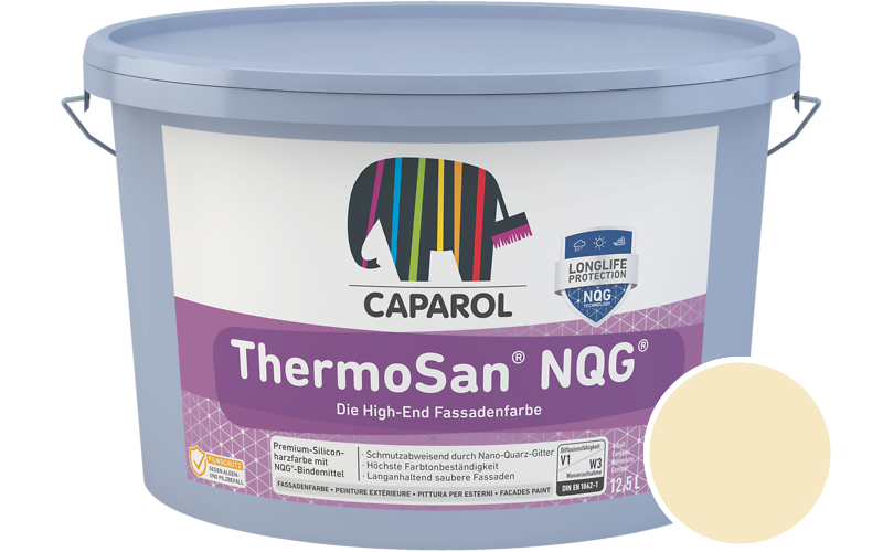 Caparol ThermoSan NQG 12,5L Fassadenfarbe / Getnt im Farbton Curry 90