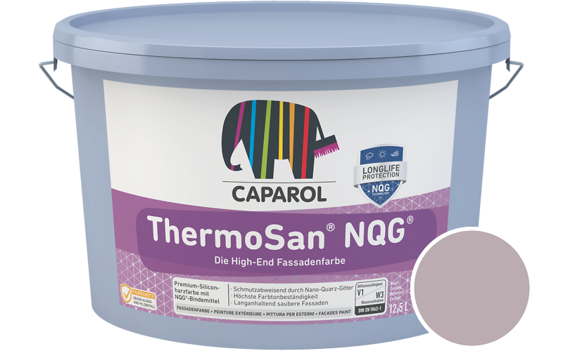 Caparol ThermoSan NQG 12,5L Fassadenfarbe / Getnt im Farbton Flamenco 50