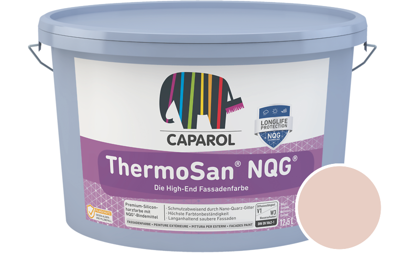 Caparol ThermoSan NQG 7,5L Fassadenfarbe / Getnt im Farbton Granat 16