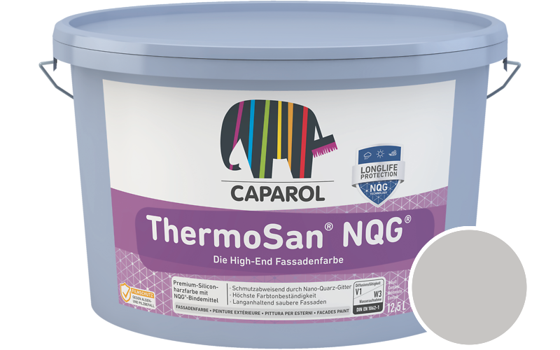 Caparol ThermoSan NQG 7,5L Fassadenfarbe / Getnt im Farbton Grau 20