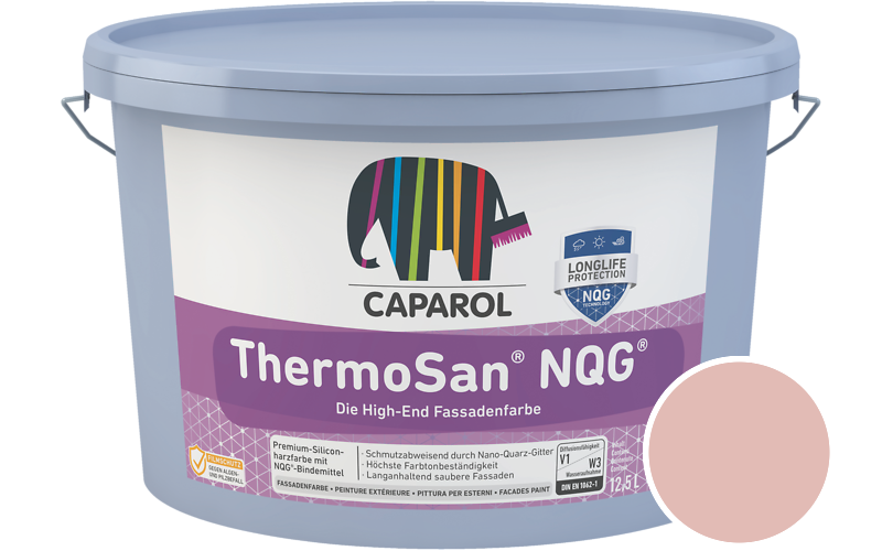 Caparol ThermoSan NQG 1,25L Fassadenfarbe / Getnt im Farbton Grenadin 145