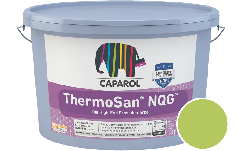 Caparol ThermoSan NQG 12,5L Fassadenfarbe / Get�nt im Farbton Herba 45