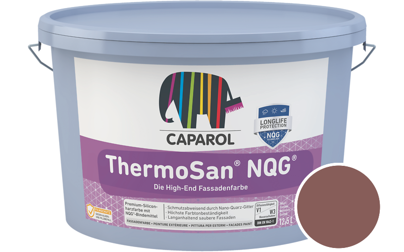 Caparol ThermoSan NQG 12,5L Fassadenfarbe / Getnt im Farbton Korall 115