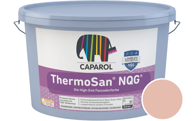 Caparol ThermoSan NQG 7,5L Fassadenfarbe / Getnt im Farbton Lachs 55