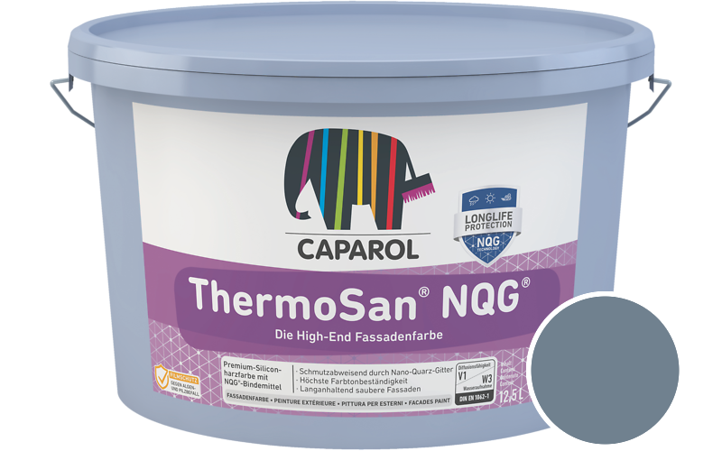 Caparol ThermoSan NQG 12,5L Fassadenfarbe / Getnt im Farbton Lago 45