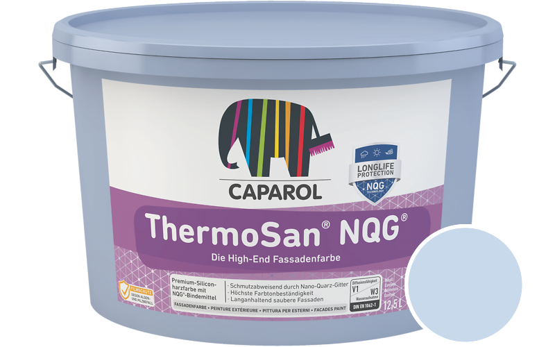 Caparol ThermoSan NQG 7,5L Fassadenfarbe / Getnt im Farbton Lapis 16