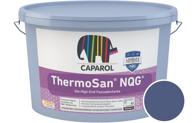 Caparol ThermoSan NQG 7,5L Fassadenfarbe / Getnt im Farbton Lavendel 170