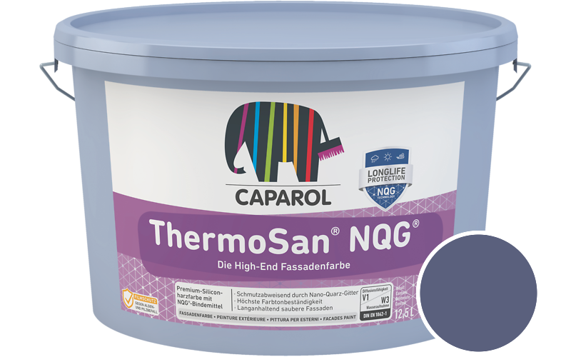 Caparol ThermoSan NQG 12,5L Fassadenfarbe / Getnt im Farbton Lavendel 95