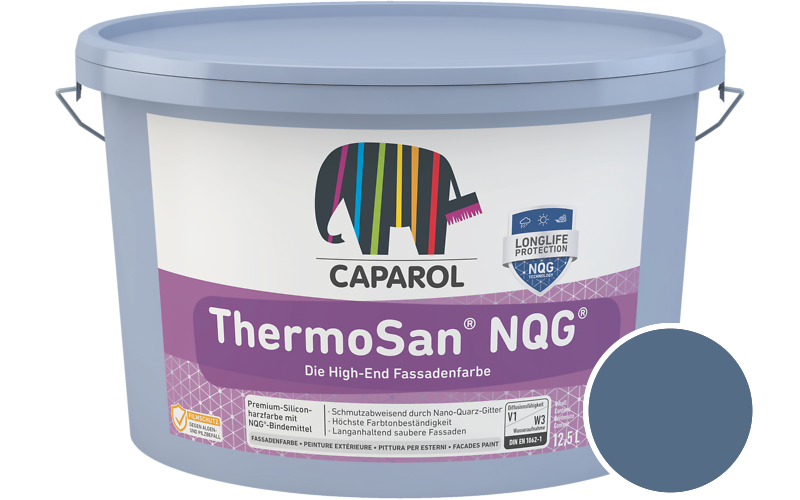 Caparol ThermoSan NQG 12,5L Fassadenfarbe / Getnt im Farbton Lazur 130