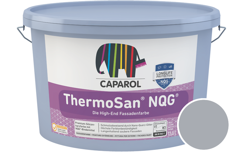 Caparol ThermoSan NQG 7,5L Fassadenfarbe / Getnt im Farbton Lazur 15