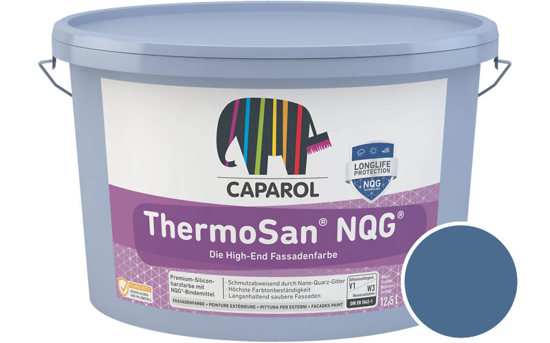 Caparol ThermoSan NQG 12,5L Fassadenfarbe / Getnt im Farbton Lazur 160